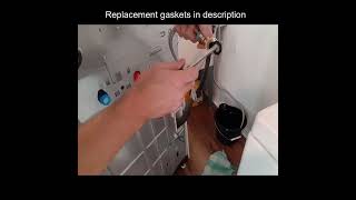 How to Fix a Common Cause of Washing Machine Leaks from Hoses diy repair short [upl. by Lohcin]