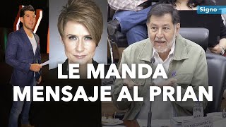 Noroña reacciona a elección de moderadores en debate presidencial  Primera intervención INE 8 Marzo [upl. by Shani]