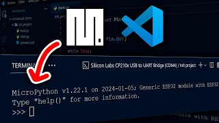 🐍 MicroPython en VSCode para ESP32 😧 [upl. by Aicener]