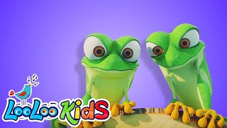 🐸 Five Little Speckled Frogs and Finger Family Nursery Rhymes Music  Kids Song [upl. by Middle655]