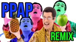 PPAP Pen Pineapple Apple Pen REMIX NEW SONG 2016 MAKARONICK TRASH [upl. by Ahaelam953]