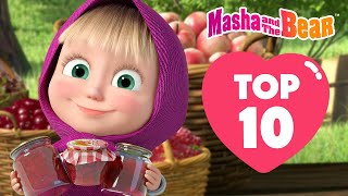 Masha and the Bear 2024 🔝 TOP 10 🎬 Best Old Episodes 🌟🔙 Best episodes cartoon collection [upl. by Vary]