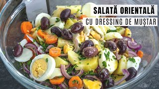 Cea mai bună salată orientală  rețeta cu dressing de muștar  Bucate Aromate [upl. by Verda]