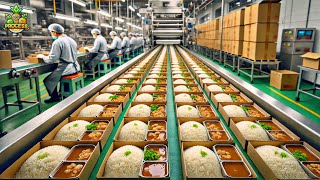 How Millions of Ready Meals Are Made in a Factory  Ready Meals Factory Process [upl. by Mccarty]