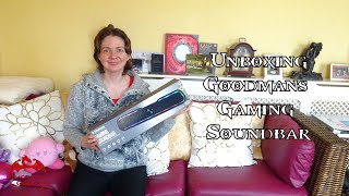 Unboxing Goodmans Gaming Soundbar [upl. by Naig]