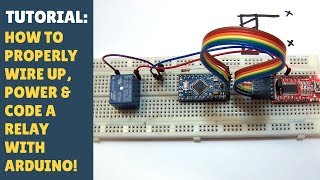 TUTORIAL How to Properly Wire up Power amp Code a Relay with Arduino Songle 05VDC Module  Simple [upl. by Ylliw]