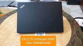 Đã bán Thinkpad X390 sx 2020 i5 gen 8 ram 8 ssd 256 133FHDips 0846844448 laptop [upl. by Revlys838]