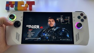 Gears of War 4 10W best settings for Asus Rog ALLY  gameplay  RC71L Z1 Extreme [upl. by Heidy413]