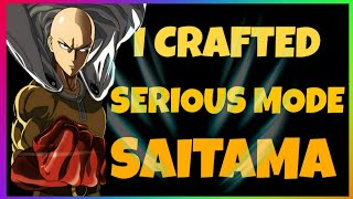 I FINALLY Crafted Serious Mode SaitamaRoblox [upl. by Sartin]