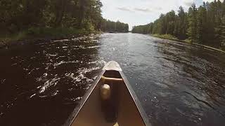 Five Mile Rapids fourth section Petawawa River Algonquin Park [upl. by Nywrad]