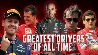 10 Greatest F1 Drivers Of All Time [upl. by Akkire]