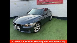 2013 BMW 316i at D W Car Sales Ltd [upl. by Hairim715]