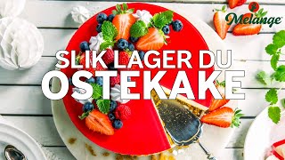 Slik lager du ostekake med gelélokk  Baketips fra Melange [upl. by Nauh]