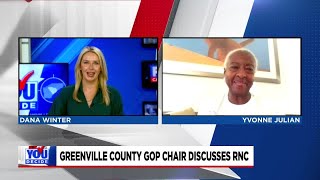 Chairwoman of Greenville Co Republican party discusses RNC and upcoming election [upl. by Spalding]