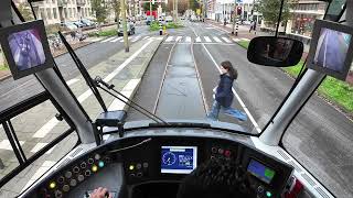 Tram Driver POV The Hague  Netherlands  cabview HTM tram 17 [upl. by Swanhildas955]