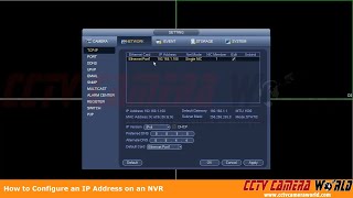 How to Configure an IP Address on an NVR [upl. by Lewse]