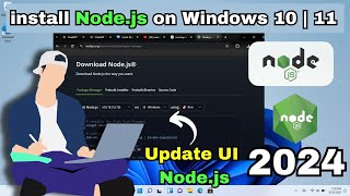 How to Install Nodejs and NPM on Windows 11  2024 Update  NodeJS Installation [upl. by Nedyaj650]