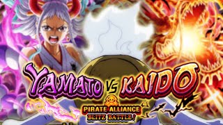 GEAR 5 amp ZOROSANJI TAKE ON THE NEW YAMATO VS KAIDO BLITZ BATTLE  ONE PIECE TREASURE CRUISE [upl. by Demaggio]