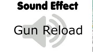 Gun Reload sound effect HD [upl. by Oretna]