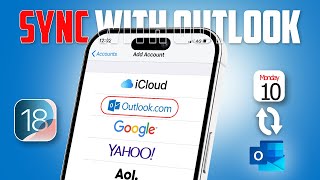 How to Sync iPhone Calendar With Outlook After iOS 18 Update [upl. by Mady]