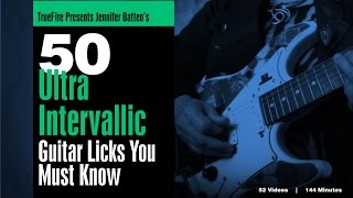 50 UltraIntervallic Licks  Introduction  Jennifer Batten [upl. by Ayanej]