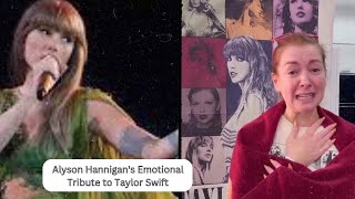 Alyson Hannigans Emotional Tribute to Taylor Swift on Dancing With The Stars [upl. by Cynth]