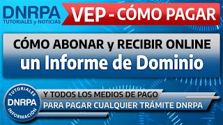 🔴 DNRPA VEP Cómo Pagar  Generar VEP para DNRPA ✅ 2024 [upl. by Morita]