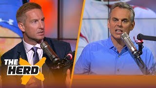 Joel Klatt amp Colin Cowherd react to the College Football Playoff rankings after Week 13  THE HERD [upl. by Veronique807]