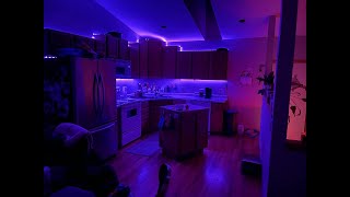 Keepsmile 50ft Led Lights for Bedroom APP Control Music Sync Color Changing Led Light Strips Review [upl. by Ludovika]