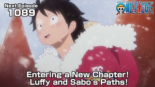 ONE PIECE episode1089 Teaser quotEntering a New Chapter Luffy and Sabos Pathsquot [upl. by Aehsrop]