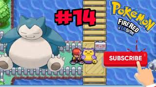 Pokemon Fire Red Walkthrough Episode 14  Getting the HM02  Encounter With Snorlax [upl. by Iuqcaj]