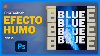 💻 👉 EFECTO HUMO en PHOTOSHOP 🤩 photoshop adobe diseñografico facil [upl. by Caritta]