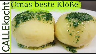 Omas Kartoffelklöße selber machen  Das Rezept  lecker und einfach [upl. by Allecsirp]