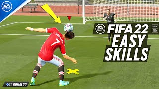 FIFA 22  TOP 10 EASY SKILL MOVES TUTORIALNEW [upl. by Eiruam636]