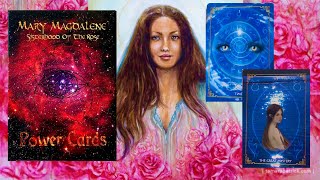 Mary Magdalene Sisterhood Of The Rose Power Cards  Deck Review [upl. by Kenleigh503]