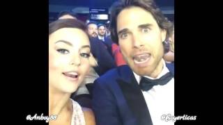 Angelique Boyer y Sebastian Rulli Disfrutan de la buena musica de PremiosTvyNovelas [upl. by Seyer85]