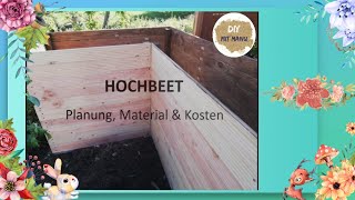 Hochbeet  Hochbeet Planung amp Kosten  EckHochbeet  LForm [upl. by Dnomayd426]