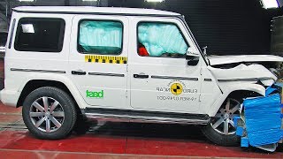 Mercedes GClass Crash Test [upl. by Nauqit]