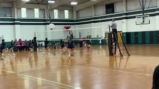 R V SABERCATS vs PSJA Memorial 1st set [upl. by Ase]