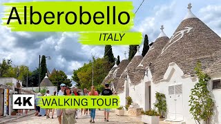 Walking Tour 4K 🇮🇹 Alberobello Italy September 2024 travel tourism italy walk alberobello [upl. by Lammond736]