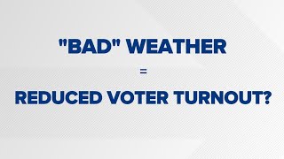 Weather IQ Does the forecast have an impact on voter turnout [upl. by Harac]