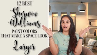 12 Sherwin Williams Paint Colors That Make Your Space Look Larger [upl. by Starobin]