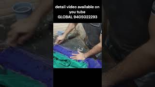 HOW TO CLEAN SAREE FALL HOW TO REMOVE STAIN FROM SAREE drycleaningbusiness [upl. by Kermy]