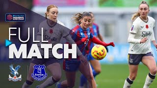 Full Match Crystal Palace v Everton  Barclays WSL 202425 [upl. by Darrick396]