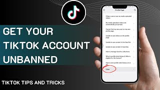 How To Get Your TikTok Account Unbanned 2024 [upl. by Onaimad731]