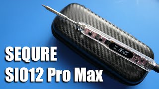 Sequre SI012 Pro Max  Portable OLED Soldering Iron [upl. by Nelra]