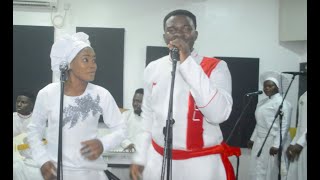 Iyin Ope  Nuel and Adedayo Sekere Ministration at Gogcs Cherubim and Seraphim Church  Dallas TX [upl. by Sremlahc168]