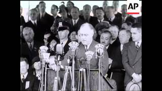 President Roosevelt Utters Momentous Speech In Chicago [upl. by Stanly]