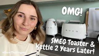 SMEG White Toaster amp Kettle 2 Year Review [upl. by Adnoryt]