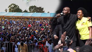 HON NYAMUTOORO JOINS EDDY KENZO ON STAGE BEFORE PRESIDENT MUSEVENI IN KITGUM [upl. by Asirac]